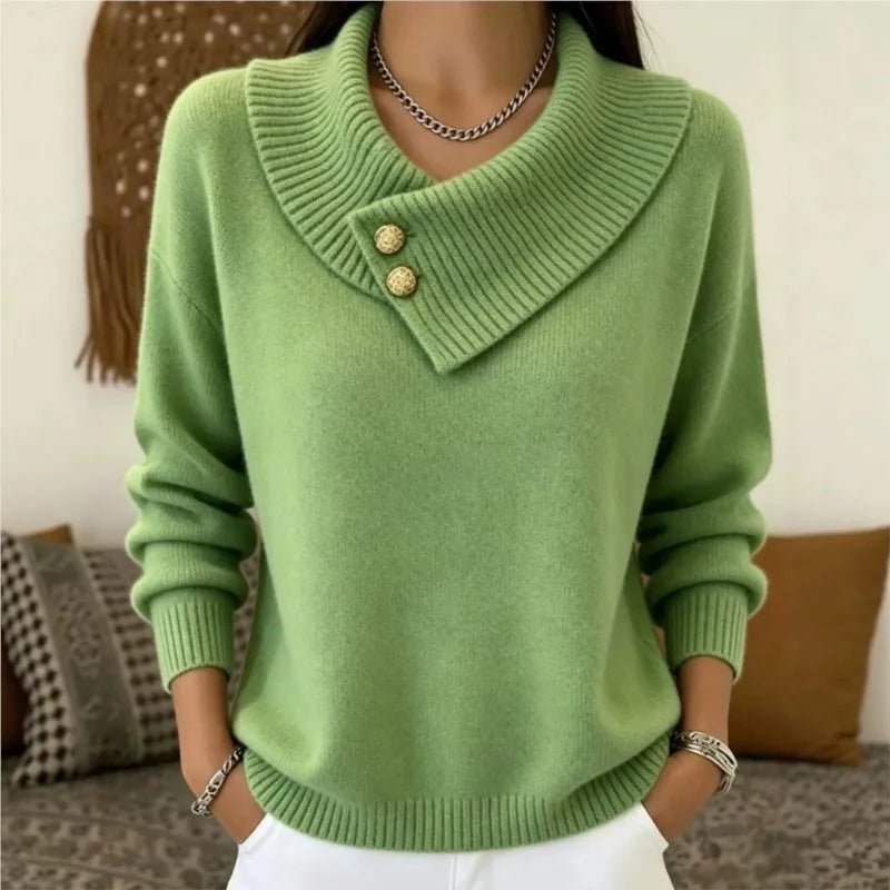 Vesper Foldover Collar Sweater