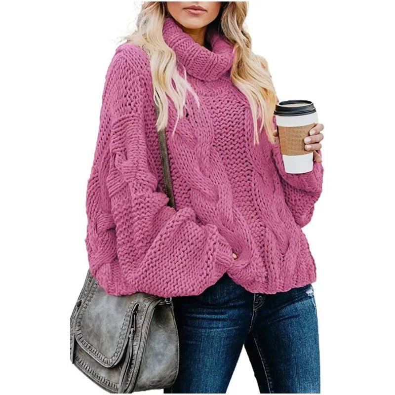 Windham Cable Knit Turtleneck Sweater