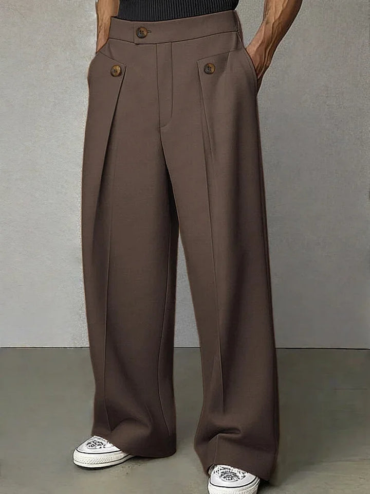 Cormac Button Tab Trousers