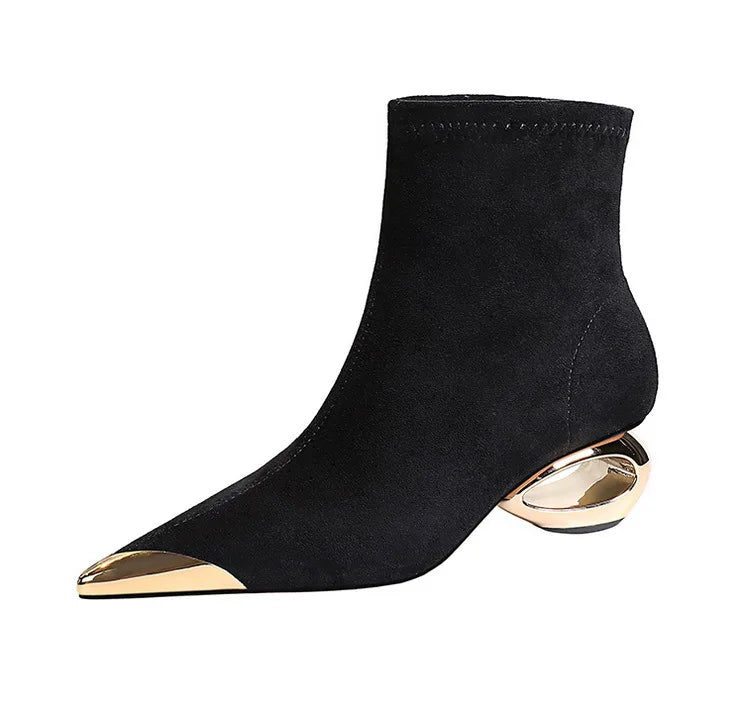 Amelia Hollow Ankle Boots