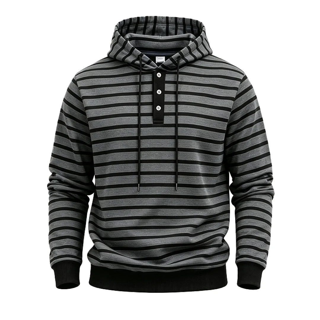 Barlow Button Placket Hoodie