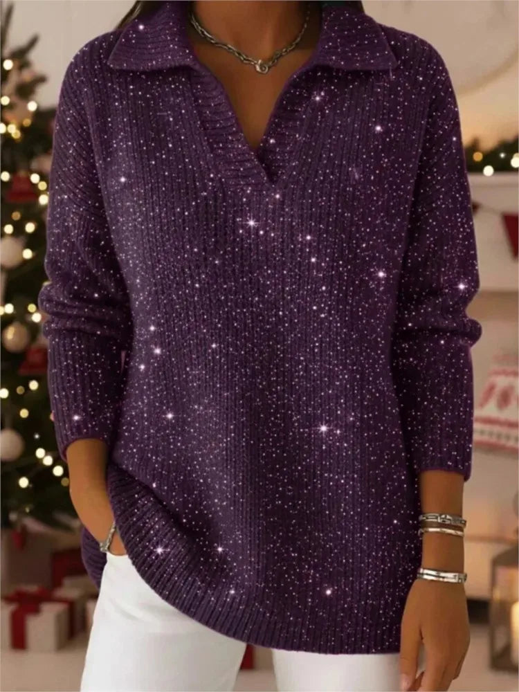 Auden Sequined Pullover Sweater