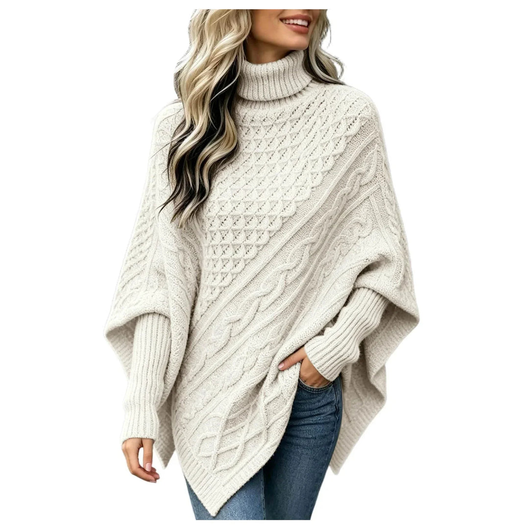 Bronwen Cable Knit Poncho