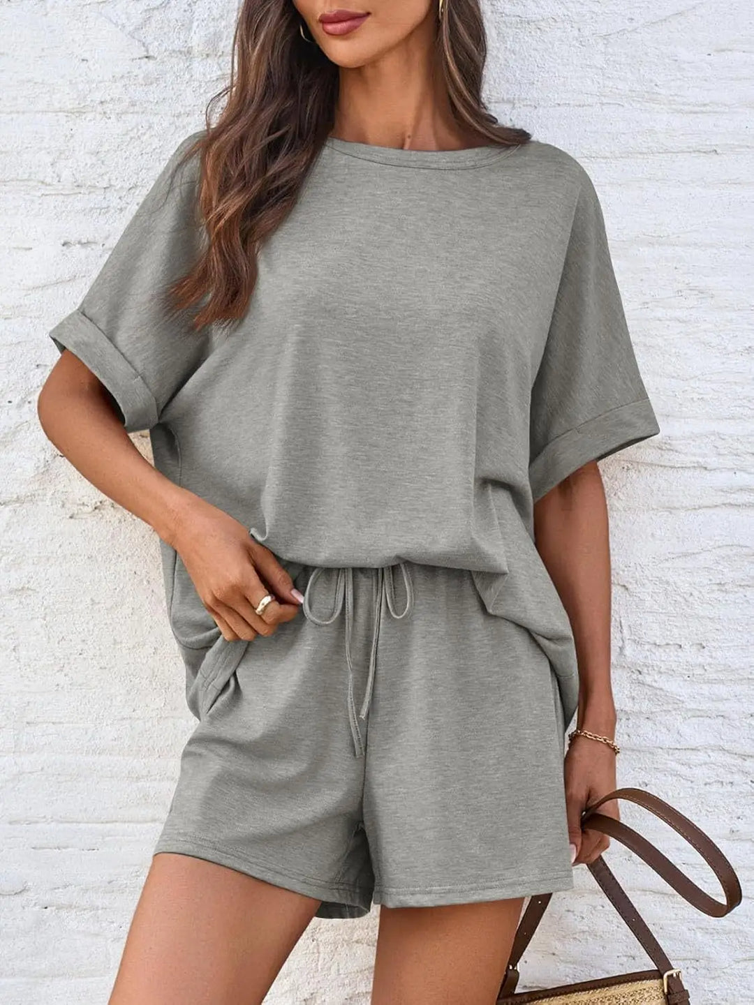 Cassidy Casual Lounge Shorts Set