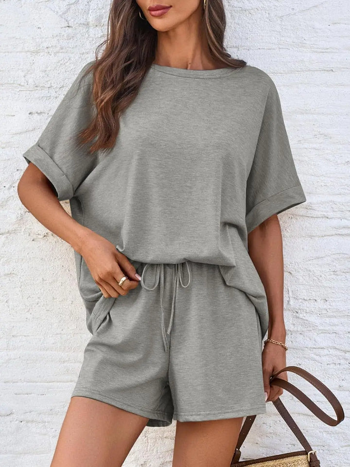 Cassidy Casual Lounge Shorts Set