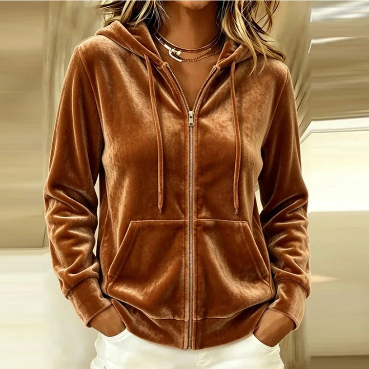 Adelaide Drawstring Hood Jacket