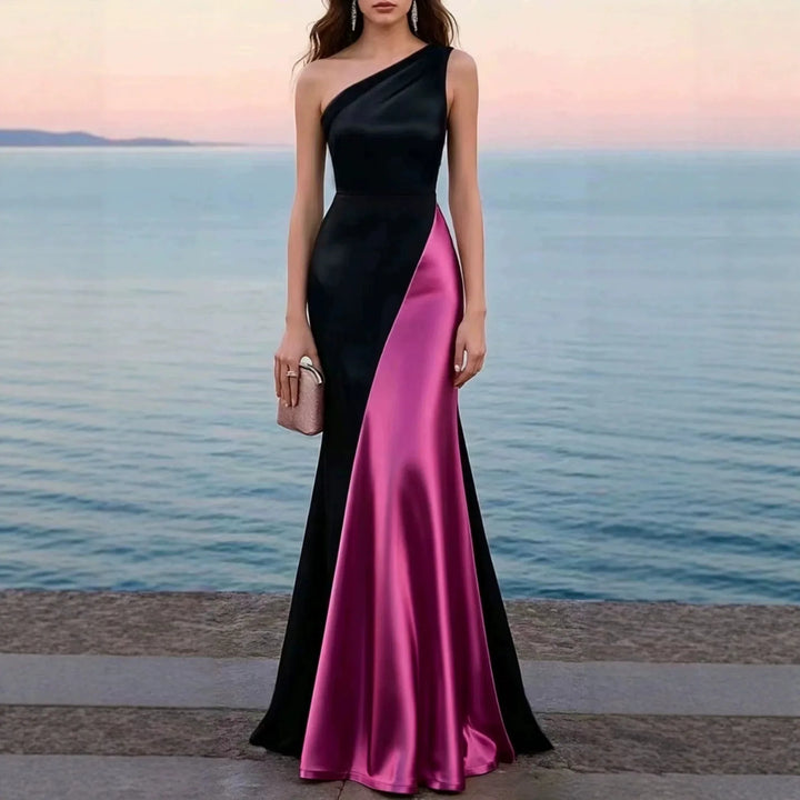 Melissa Satin Wedding Guest Dress
