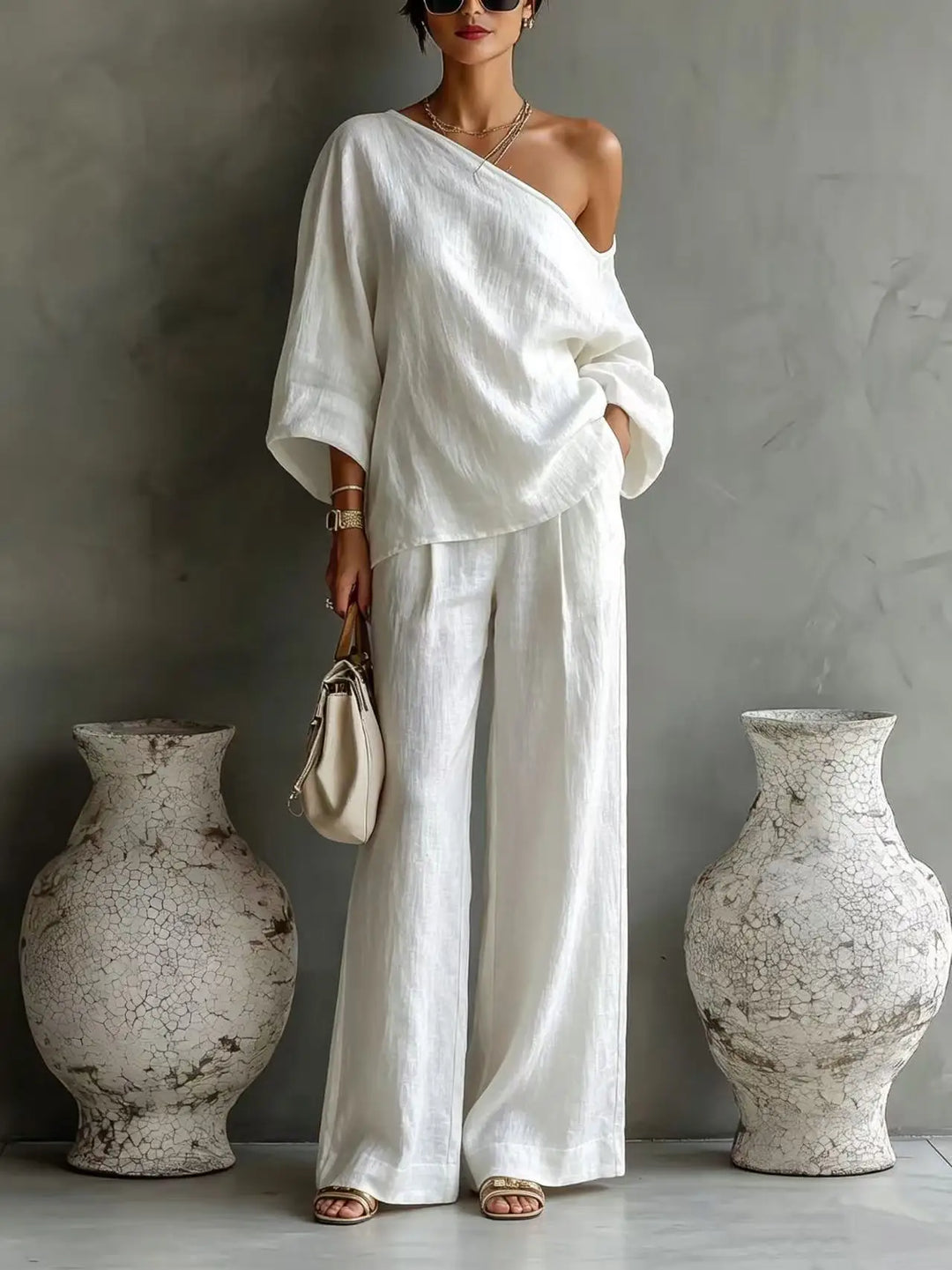 Ariana One Shoulder Matching Set