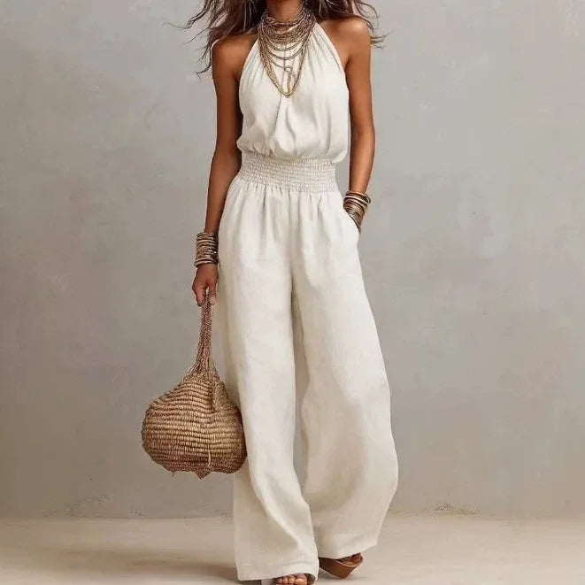 Kyrella Flowing Wide Leg Jumpsuit