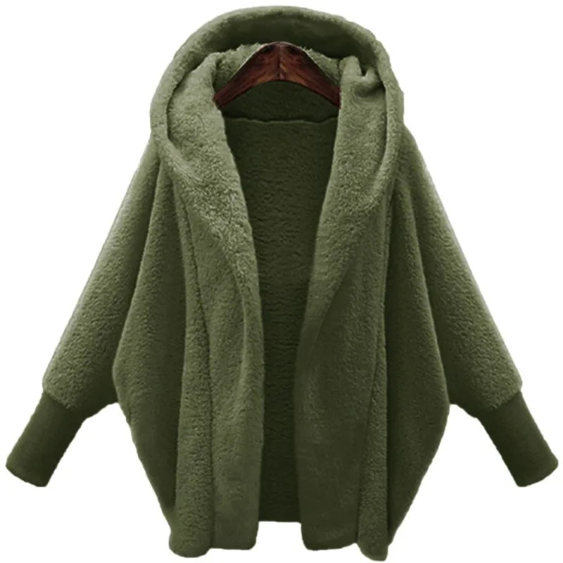 Marisette Open Front Fleece Coat