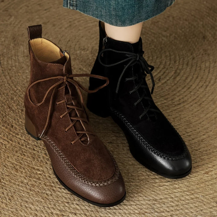 Vesna Lace Up Ankle Boot