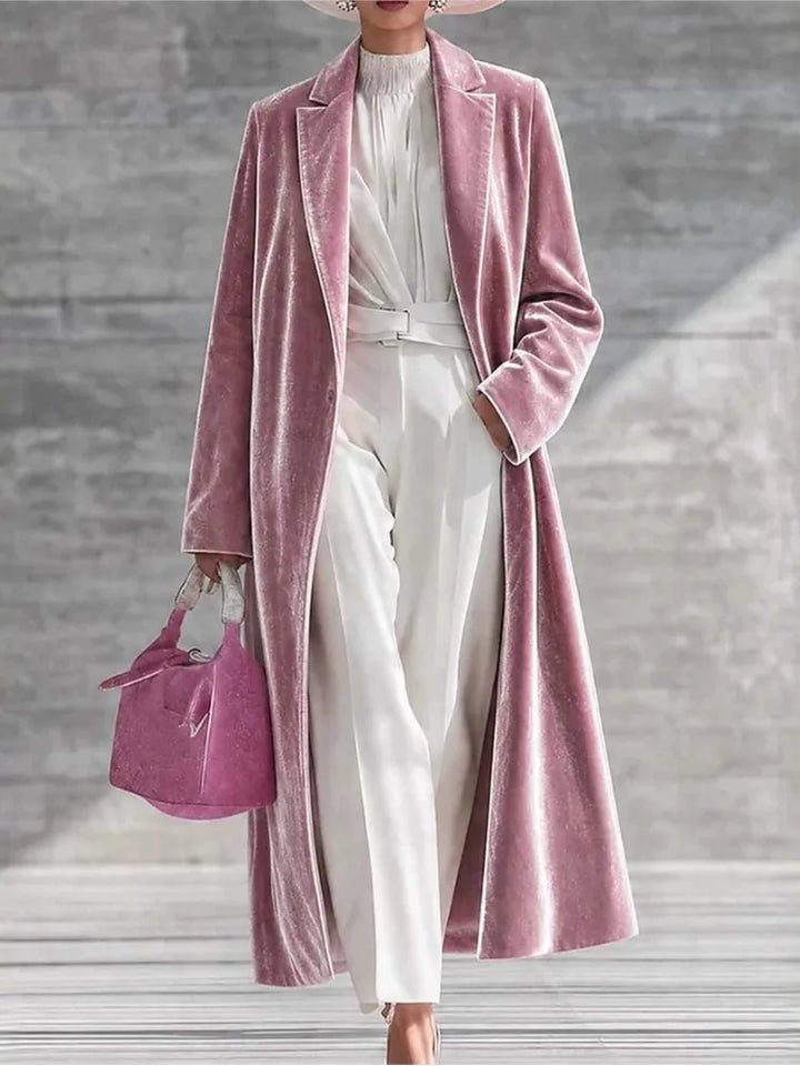 Livia Velvet Maxi Coat