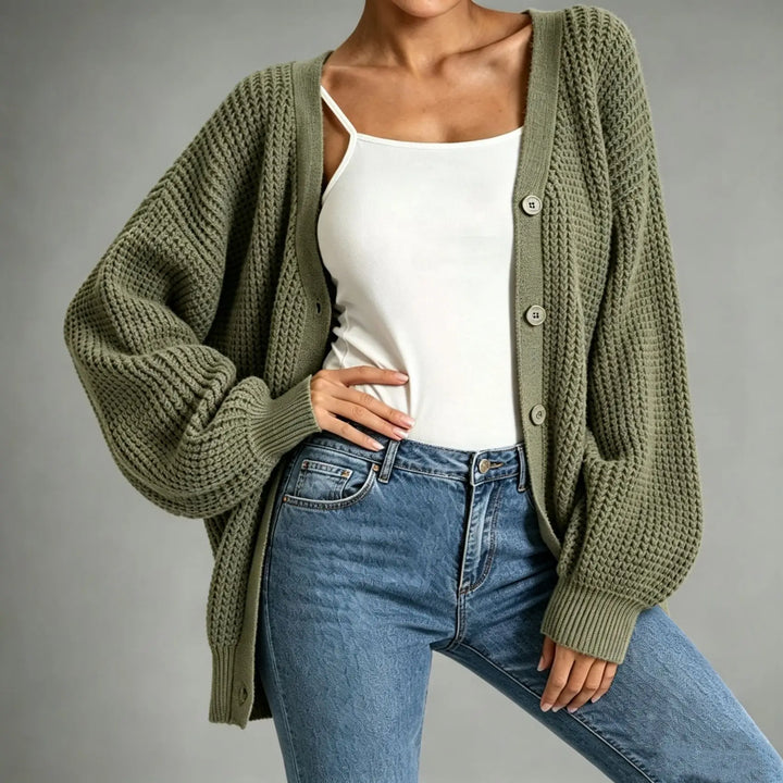 Brennan Waffle Knit Cardigan