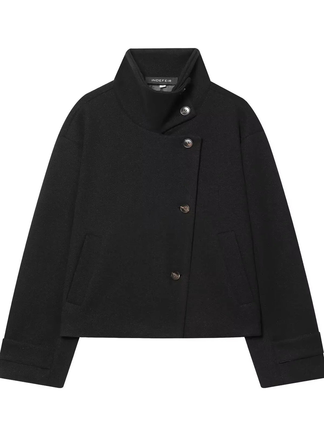 Rosemarie Funnel Collar Jacket