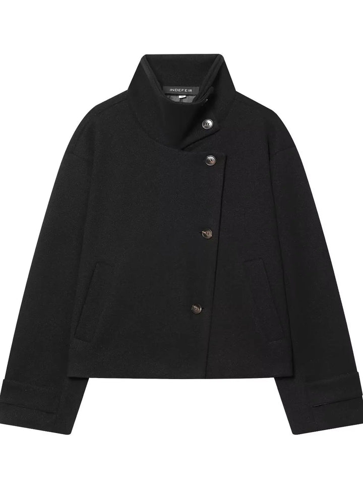 Rosemarie Funnel Collar Jacket