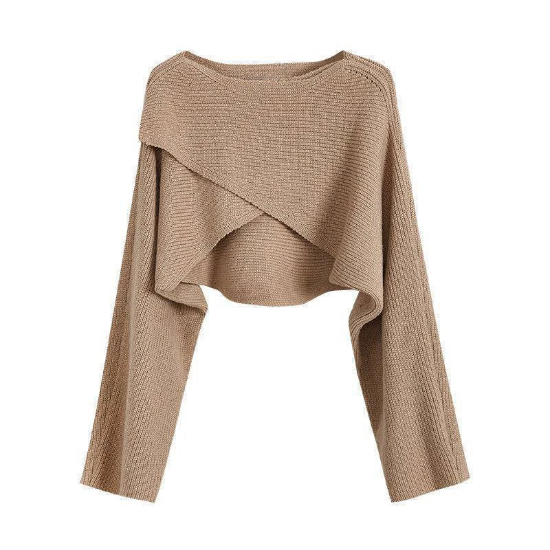 Talise Crisscross Crop Sweater