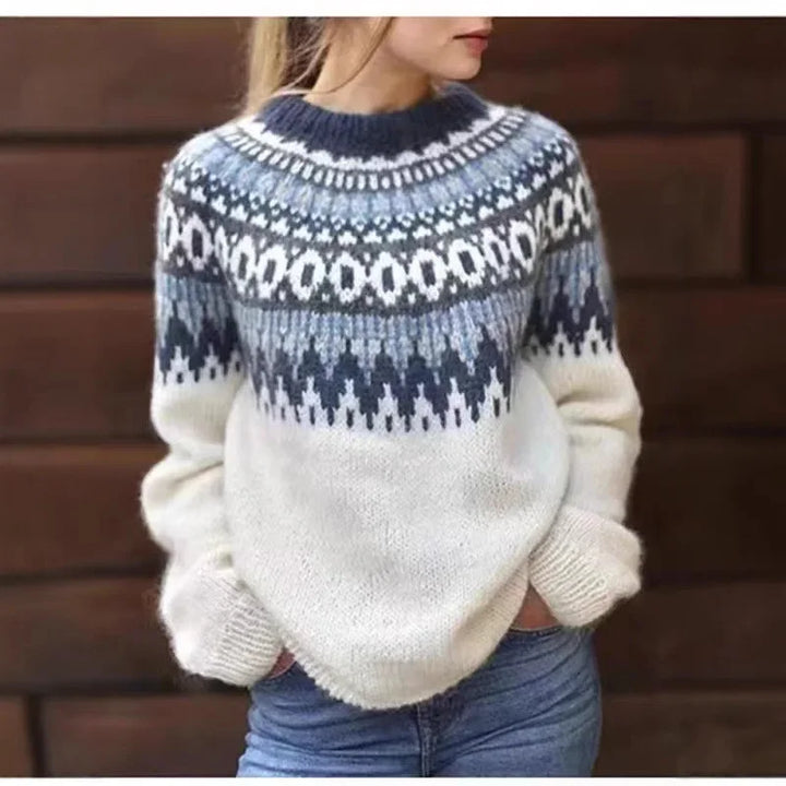 Freya Fair Isle Crew Neck Sweater