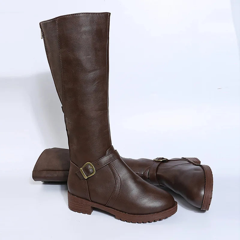 Cassia Side Zip Riding Boots