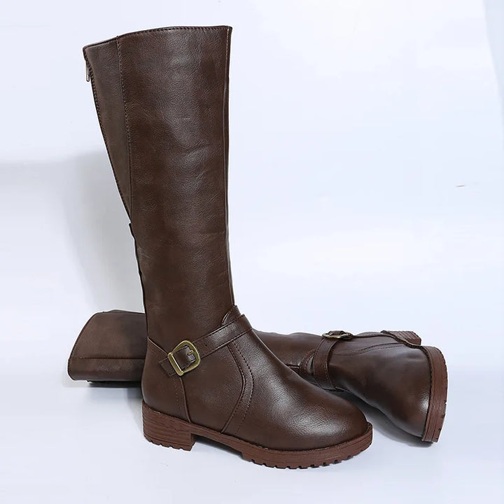Cassia Side Zip Riding Boots