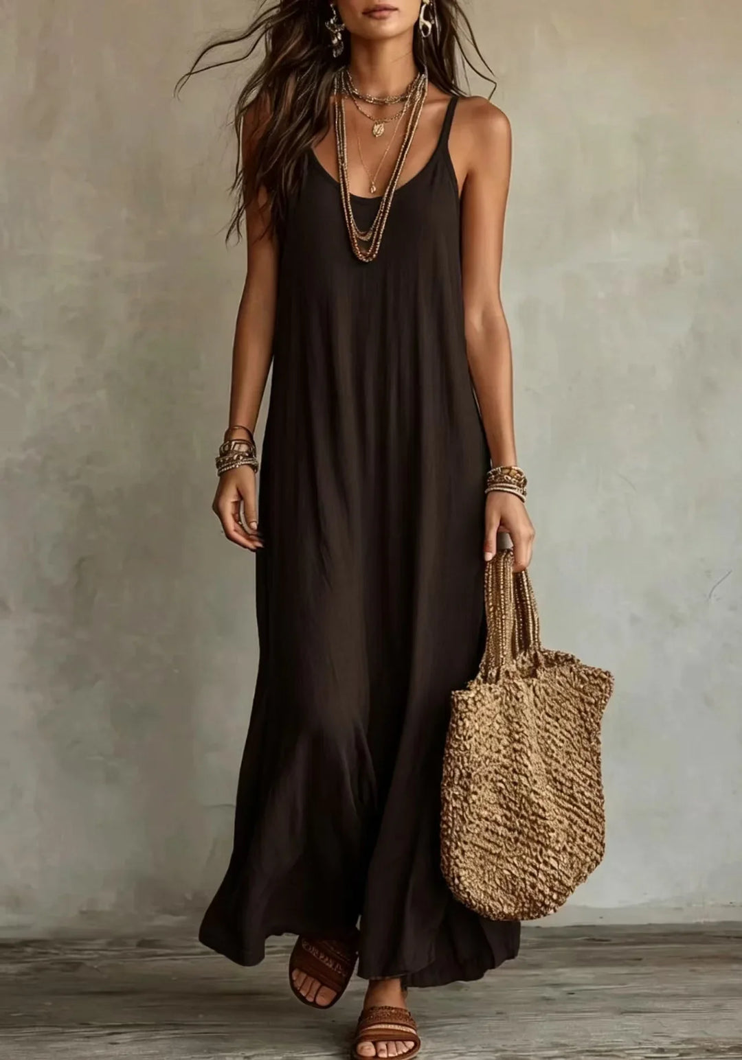 Rosalia Relaxed Cami Maxi Dress