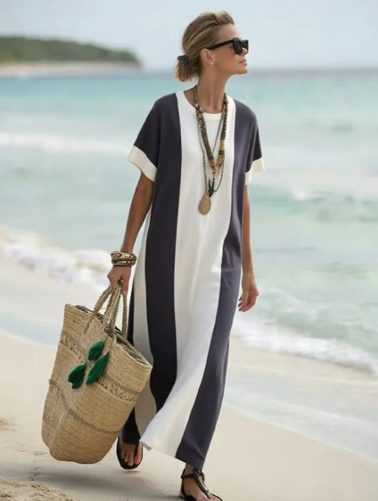 Ana Striped Flowing Maxi Dress