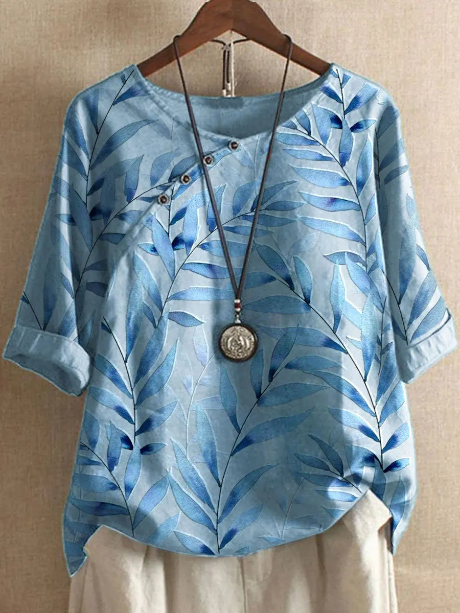 Mara Relaxed Linen Blouse