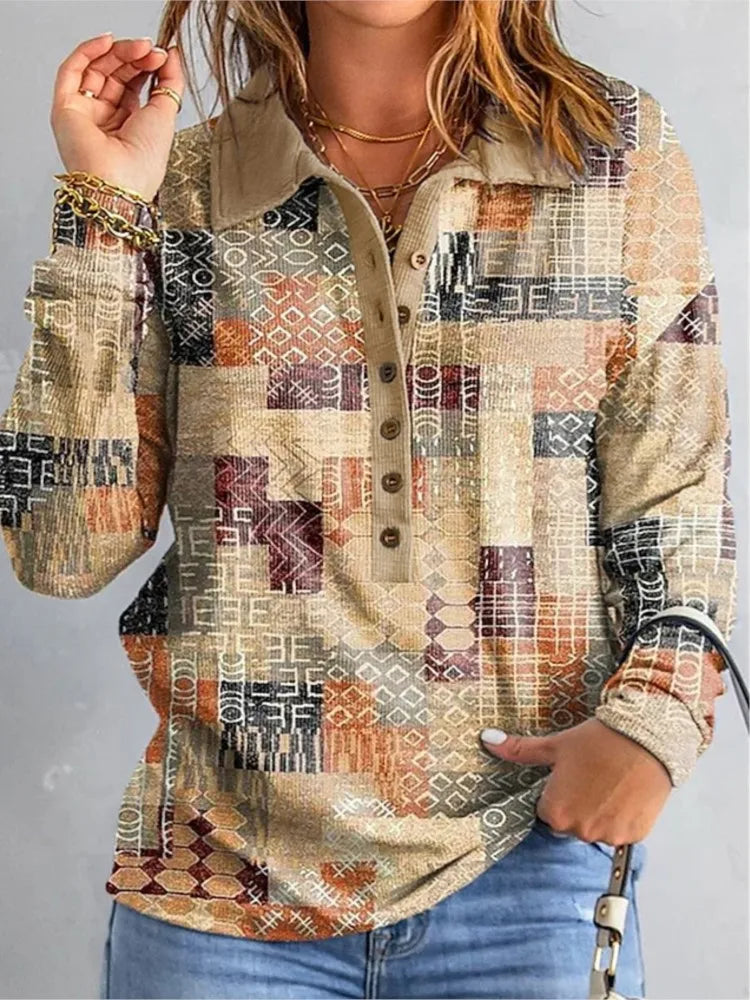 Fenella Button Placket Shirt