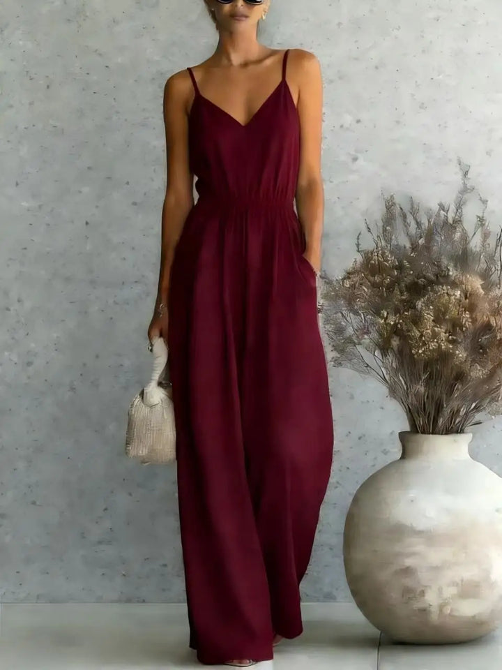 Aitana  Wide Leg Casual Jumpsuit