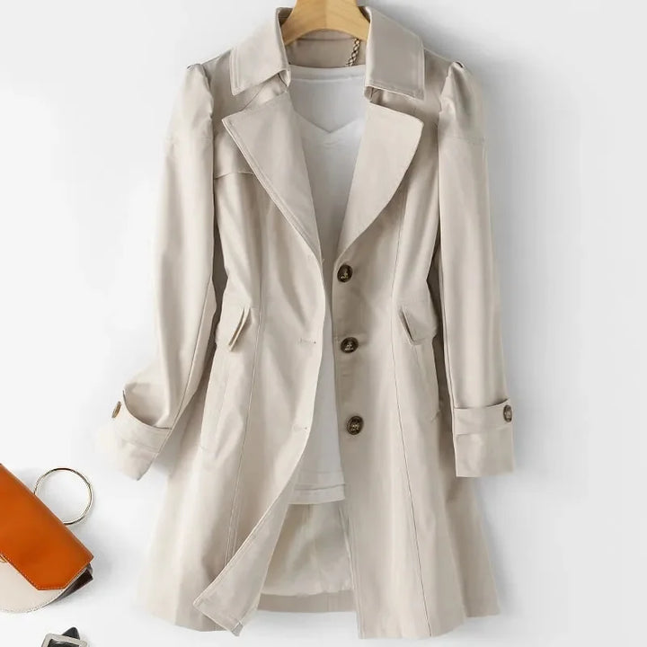 Josephine Notched Lapel Trench