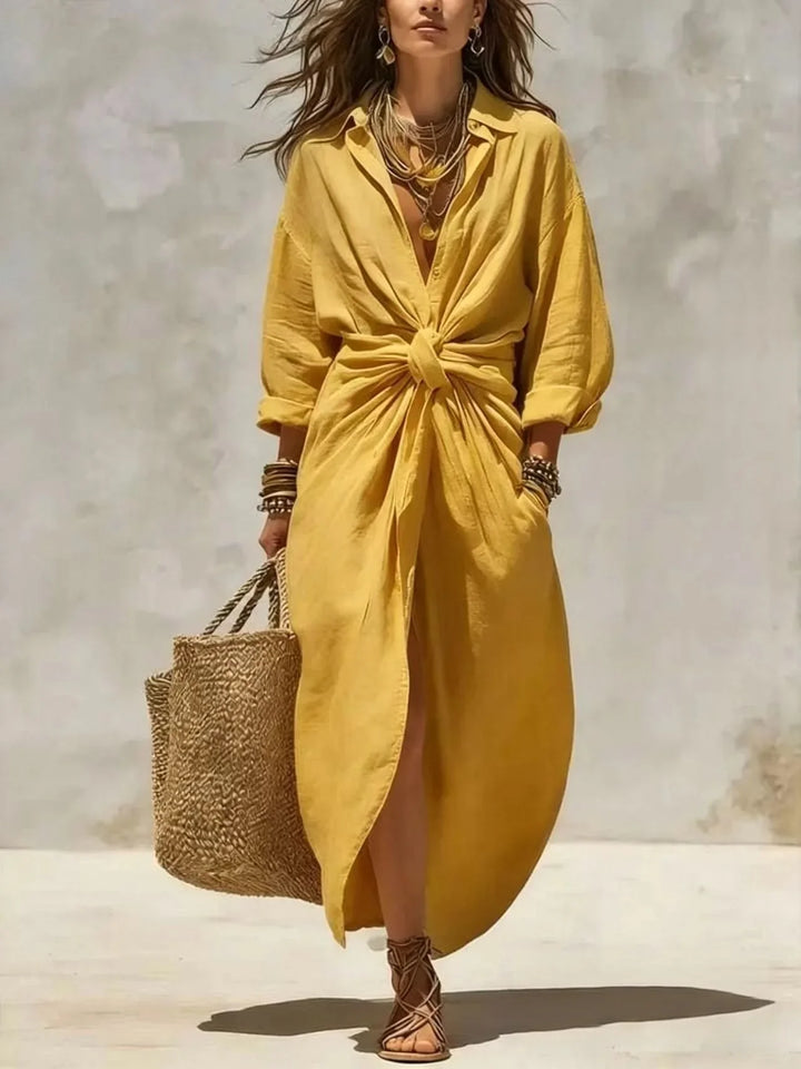 Althea Relaxed Shirt Maxi Dress