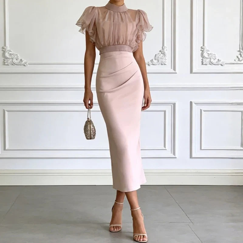 Claire Figure Flattering Midi Dress
