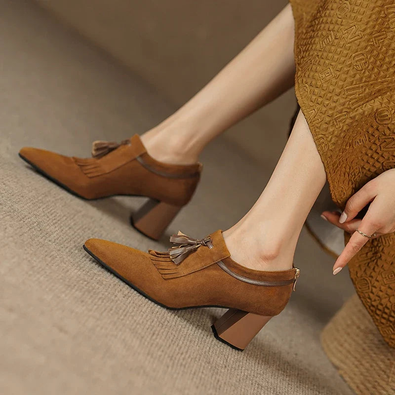 Fernanda Fringe Tassel Pumps