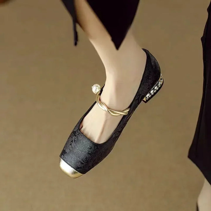 Celestia Braided Strap Mary Janes