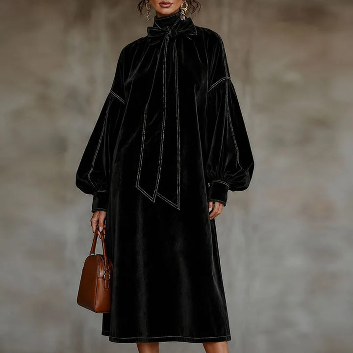 Ophelia Bow Tie Maxi Dress
