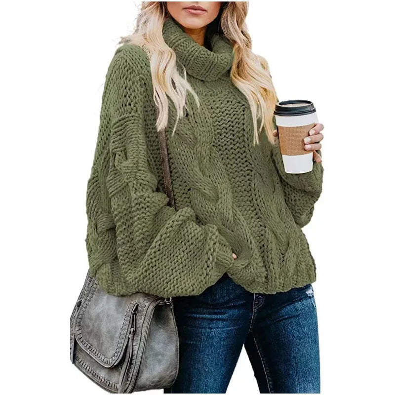 Windham Cable Knit Turtleneck Sweater