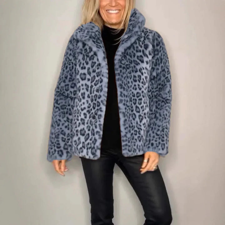Talitha Turn Down Leopard Coat