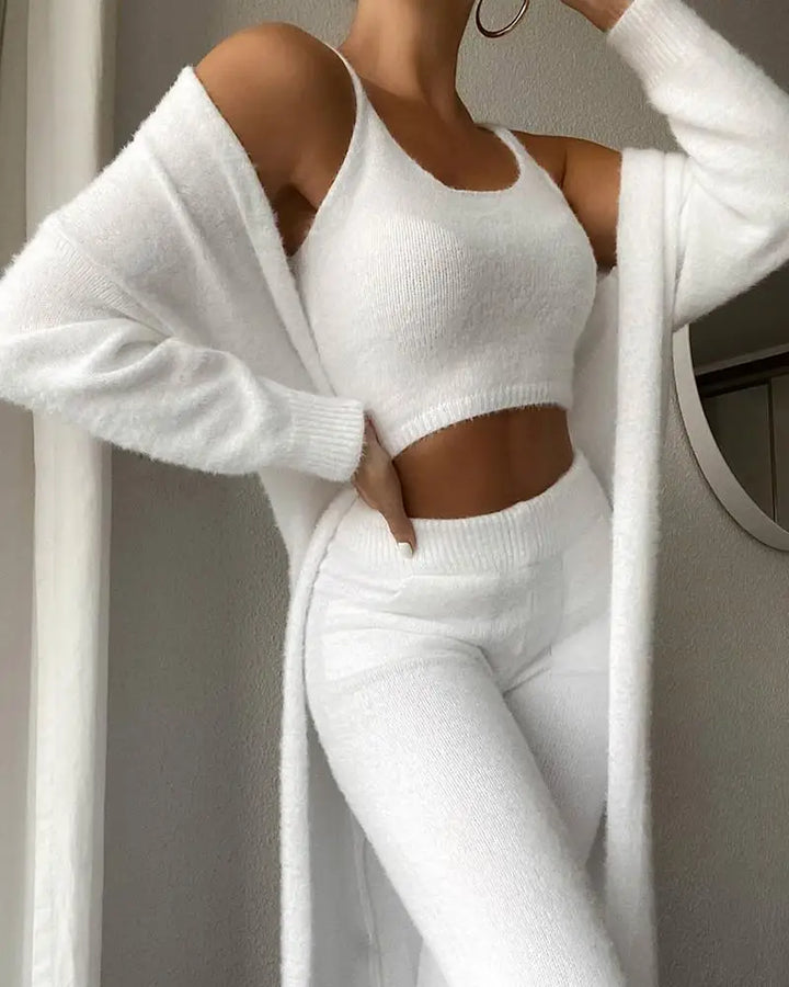 Amara Cozy Three-Piece Pajama Set