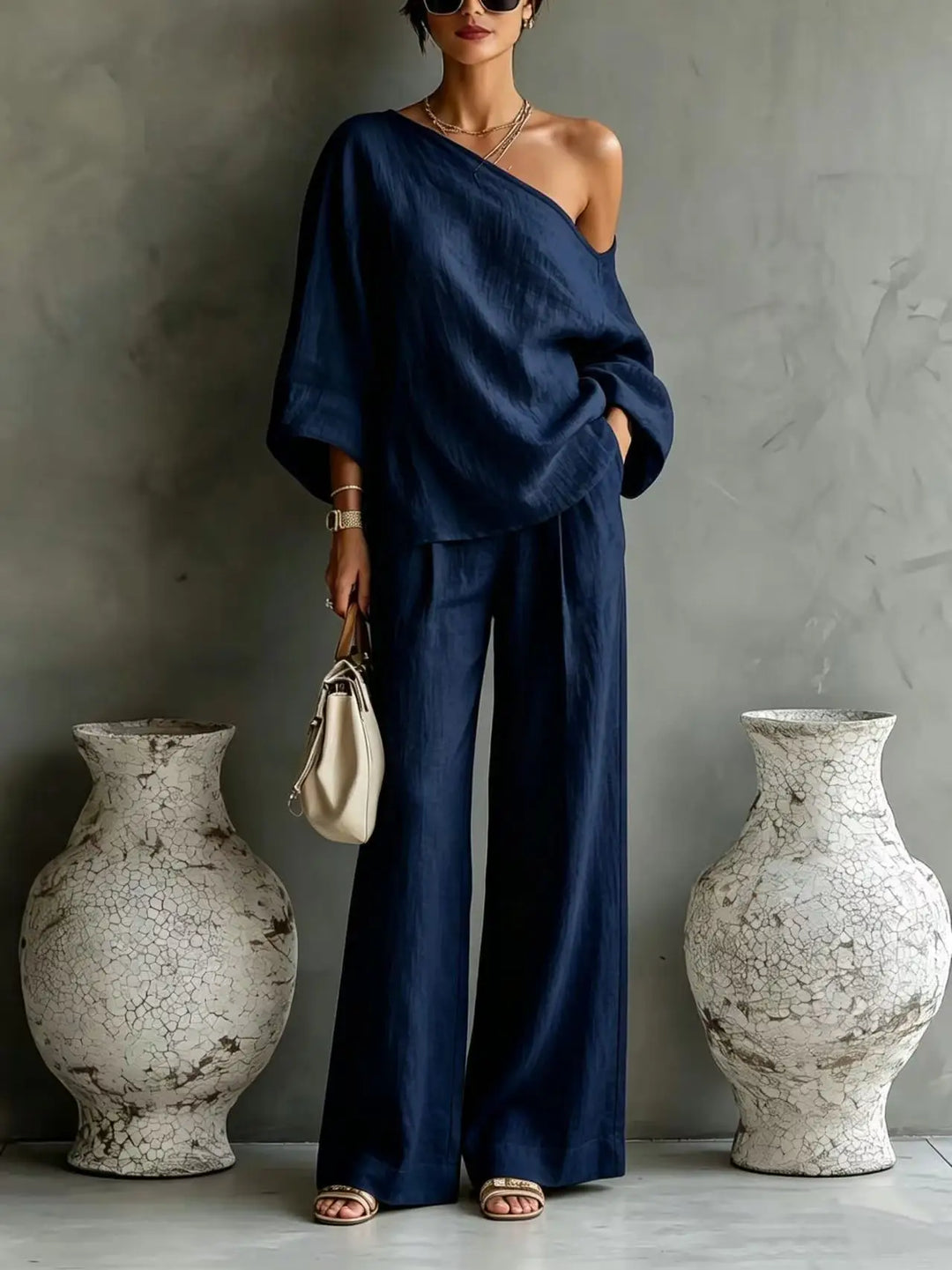 Ariana One Shoulder Matching Set
