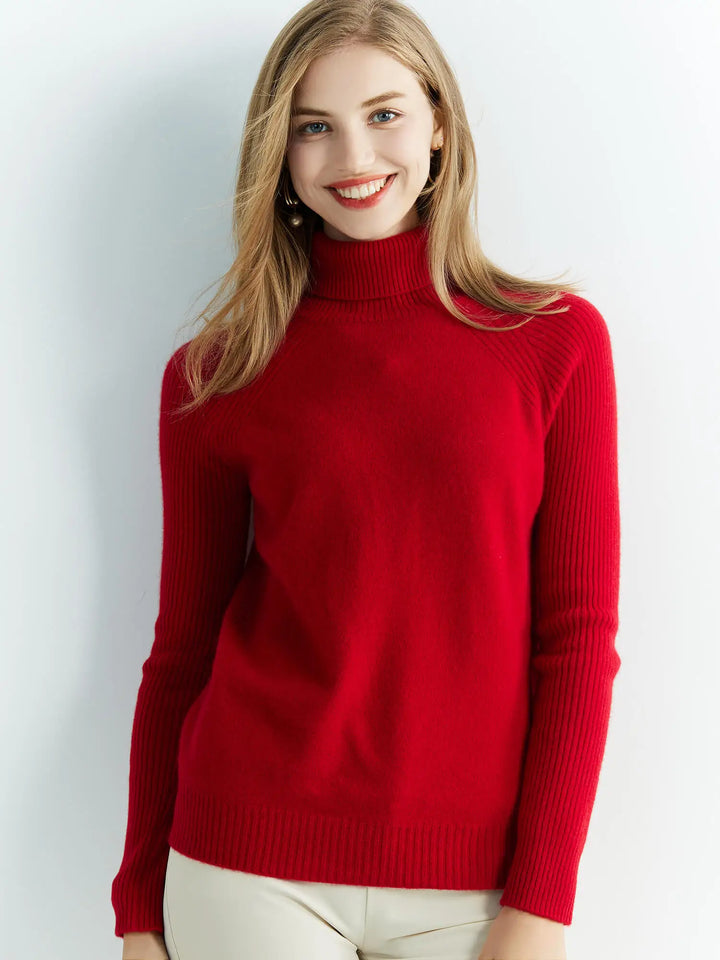 Genevieve Ribbed Turtleneck