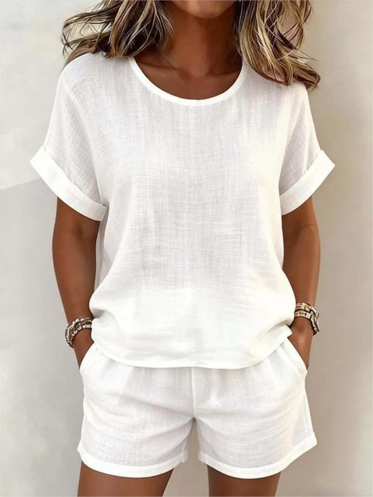 Nayeli Casual Two-Piece Shorts Set