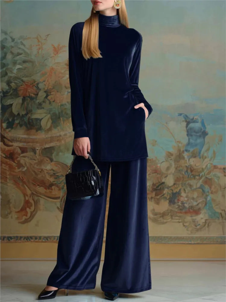 Melissa Longline Turtleneck Set
