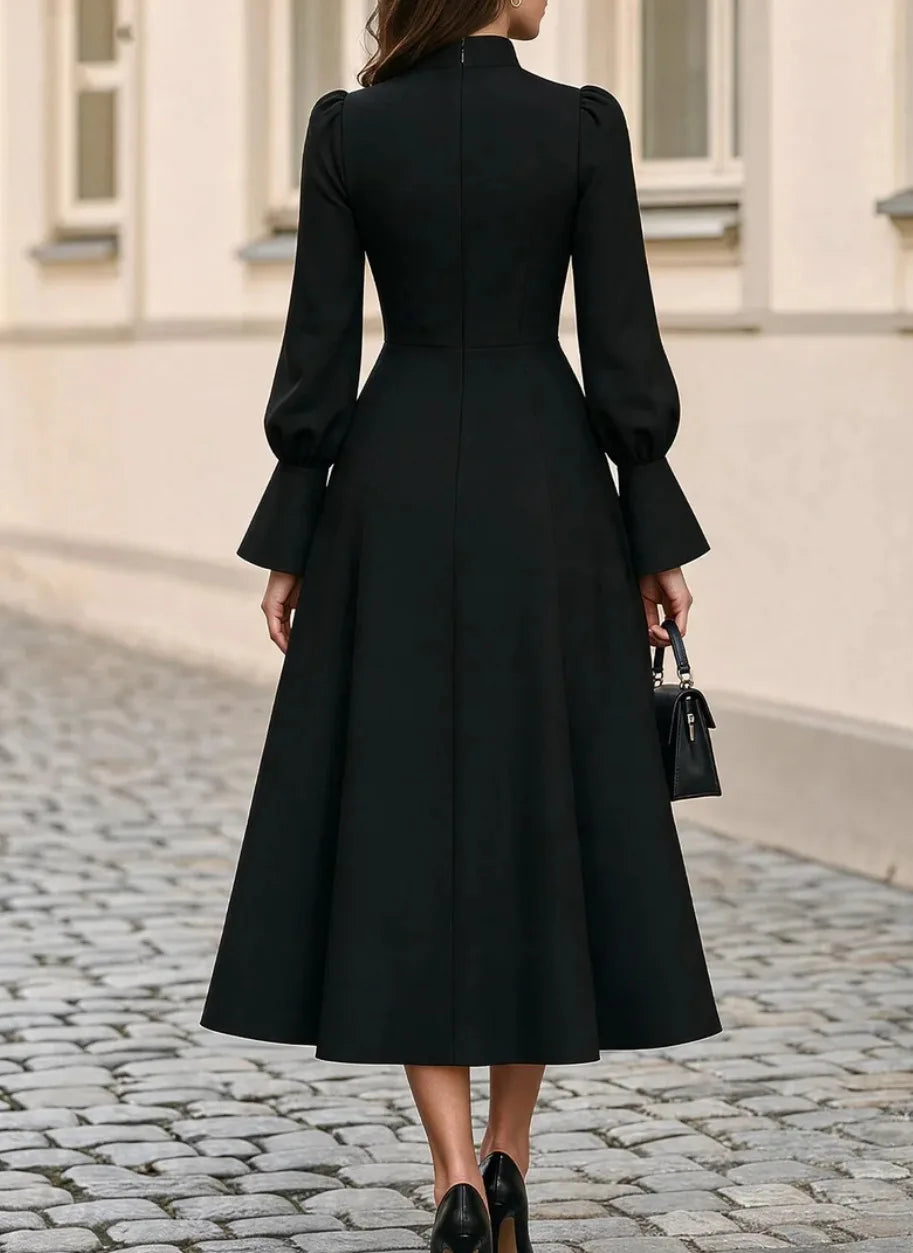 Larkin Flared Cuff Midi Dress