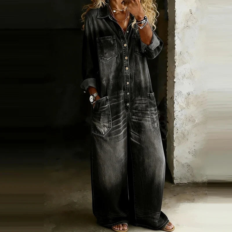 Winona Button Front Jumpsuit