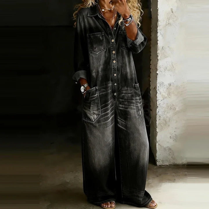 Winona Button Front Jumpsuit