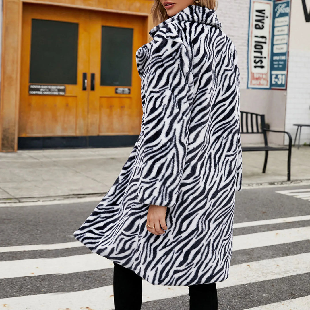 Verena Faux Fur Longline Coat