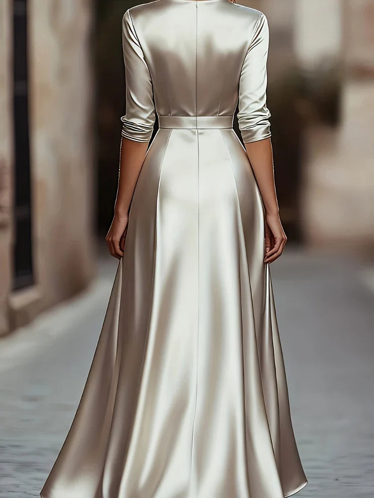 Theodosia Wrap Waist Gown