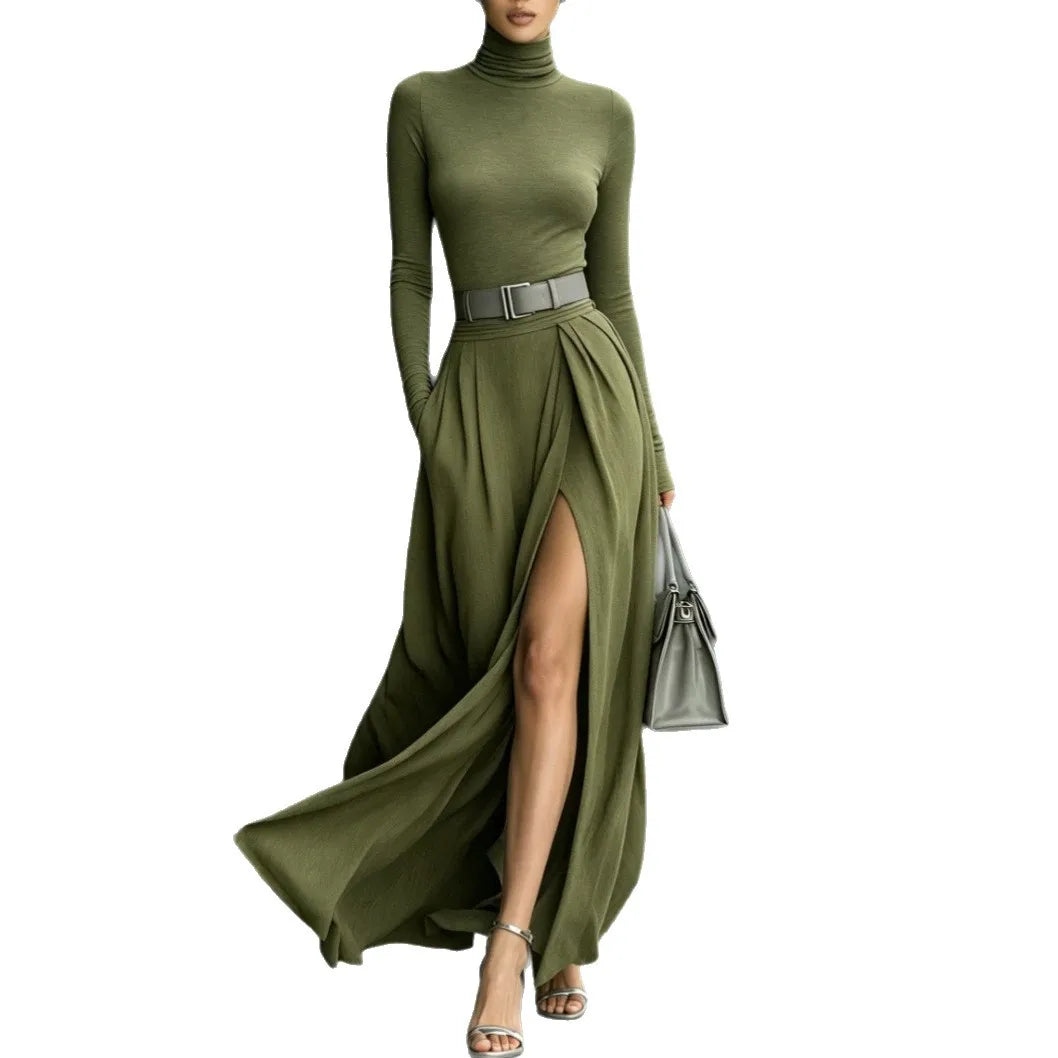 Genevra Turtleneck Sweater Dress