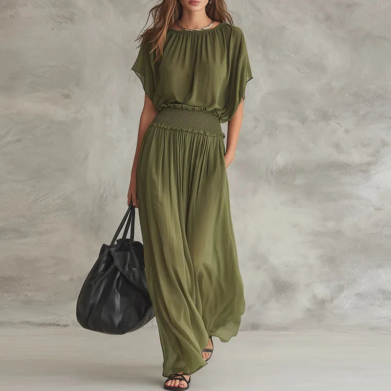 Arya High Waist Maxi Dress