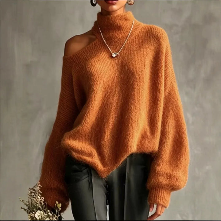 Emberly Cutout Shoulder Sweater