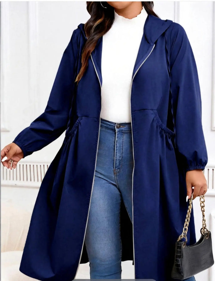 Marielena Drawstring Hood Coat